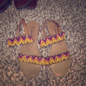 Aztec Beaded Sandal